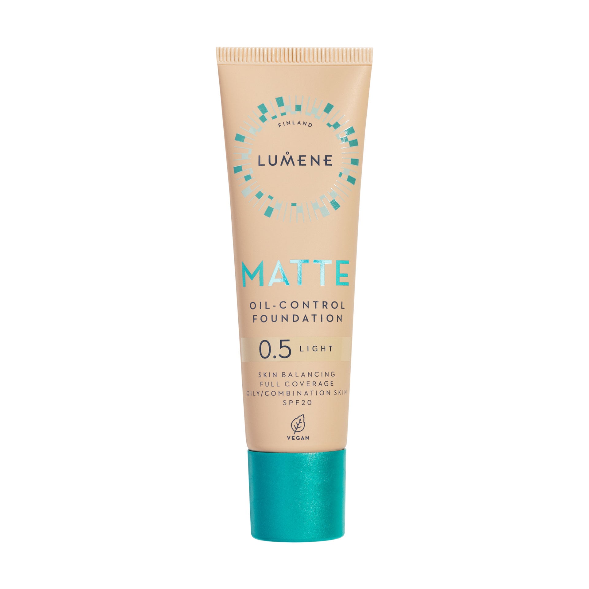 Матувальна тональна основа Lumene Matte Oil-control Foundation SPF 20, 0.5 Light, 30 мл